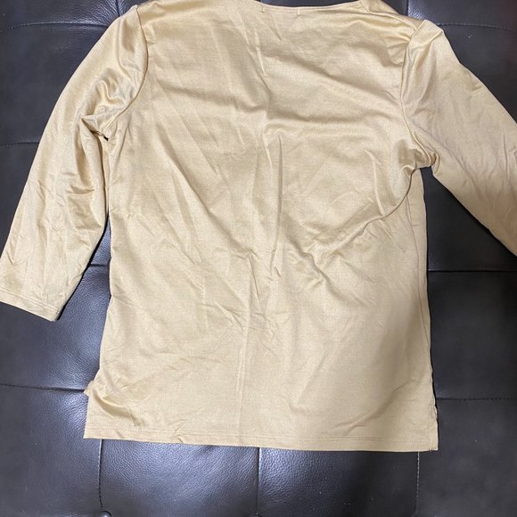 A'NUE LIGNE gold top - Picture 2 of 2